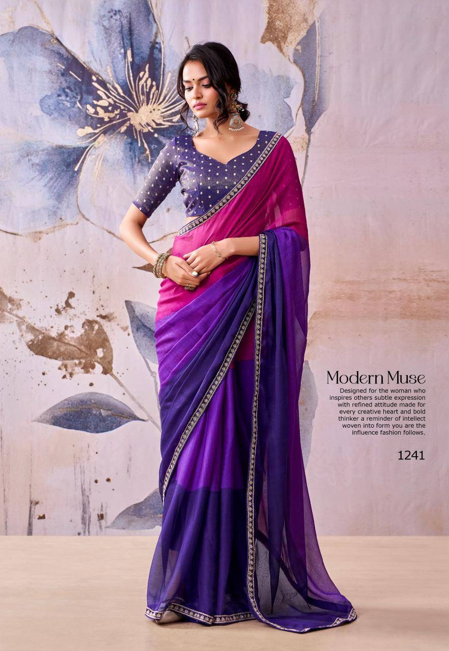 Stavan celebrities chiffon Saree Wholesalers in Mumbai